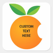 Autocollants de fruits à l'orange bitumineux (Devant)