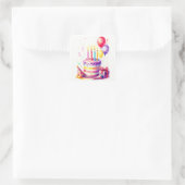 Autocollants de gâteau d'anniversaire ou sceaux d' (Sac)