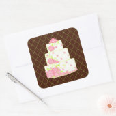 Autocollants de gâteau de mariage (Enveloppe)