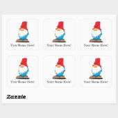 Autocollants de Gnome personnalisables (Feuille)