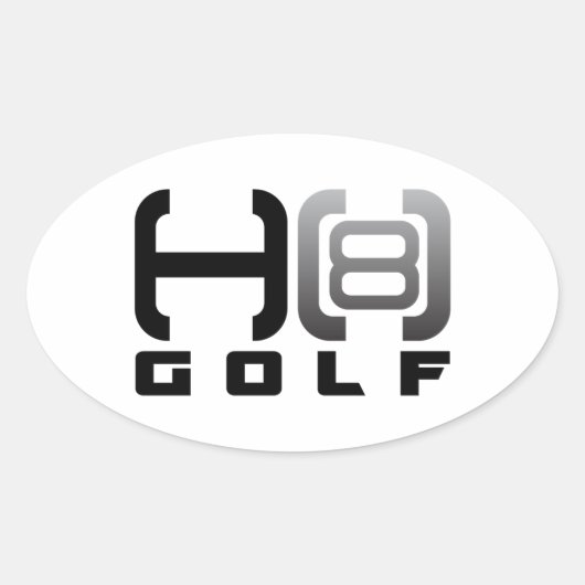 Autocollants de golf détesté (Devant)