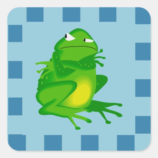 Autocollants de Grenouille En colère (Devant)