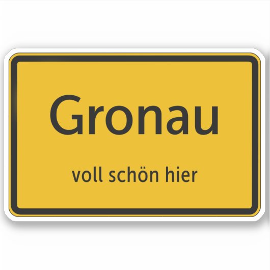 Autocollants de Gronau (Devant)
