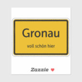 Autocollants de Gronau (Feuille)