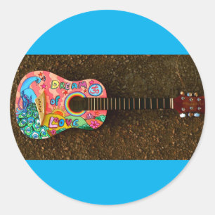 Autocollants de guitare.