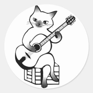 autocollants de guitare