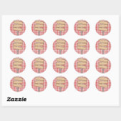 Autocollants de hot-dog (Feuille)