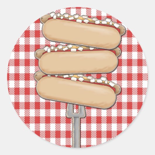 Autocollants de hot-dog (Devant)