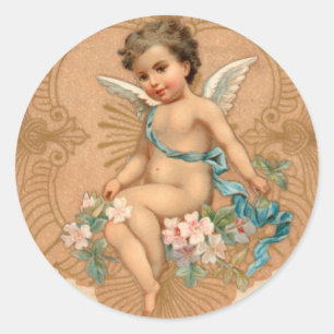 Autocollants de jour de Valentines d'ange
