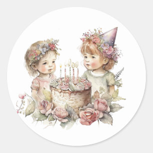 Autocollants de joyeux anniversaire