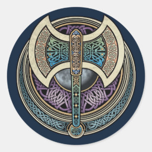 Autocollants de Knotwork Labrys