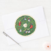 Autocollants de la couronne d'oiseaux chanteurs de (Enveloppe)