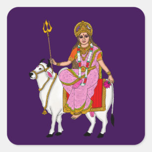 Autocollants de la déesse Shailputri