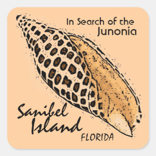 Autocollants de la Floride d'île de Sanibel de