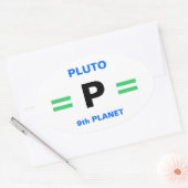 Autocollants de la planète PLUTON (4) (Enveloppe)