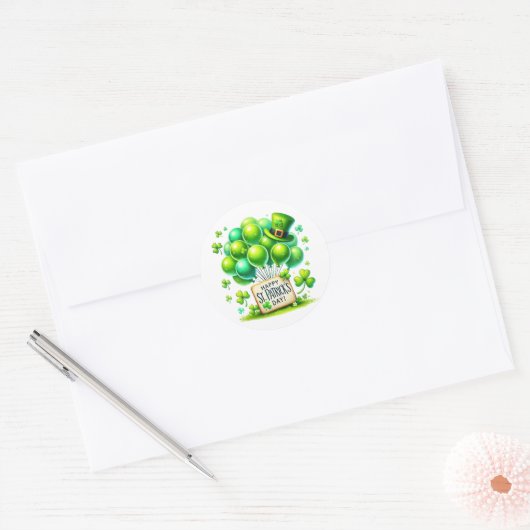 Autocollants de la Saint-Patrick (Enveloppe)
