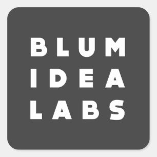 Autocollants de laboratoires d'idée de Blum