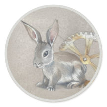 Autocollants de lapin
