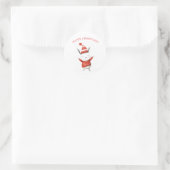 AUTOCOLLANTS DE LAPIN DE NOËL SAUTANT (Sac)