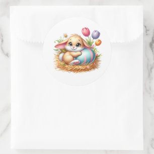 Autocollants de lapin de Pâques