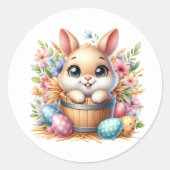 Autocollants de lapin de Pâques (Devant)