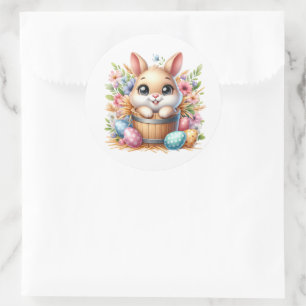 Autocollants de lapin de Pâques