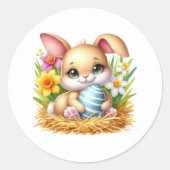 Autocollants de lapin de Pâques (Devant)