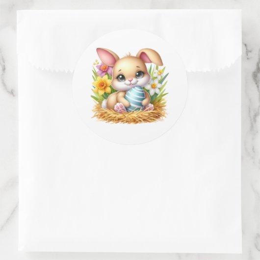 Autocollants de lapin de Pâques (Sac)