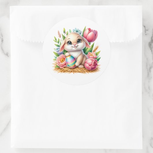 Autocollants de lapin de Pâques (Sac)