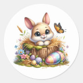 Autocollants de lapin de Pâques (Devant)