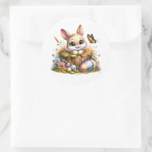 Autocollants de lapin de Pâques