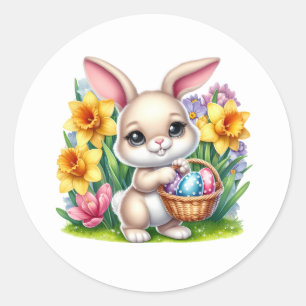 Autocollants de lapin de Pâques