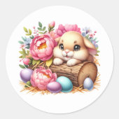 Autocollants de lapin de Pâques (Devant)