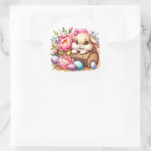 Autocollants de lapin de Pâques (Sac)