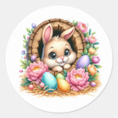 Autocollants de lapin de Pâques (Devant)