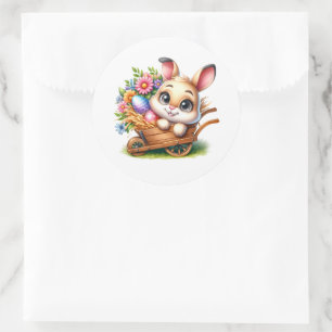 Autocollants de lapin de Pâques