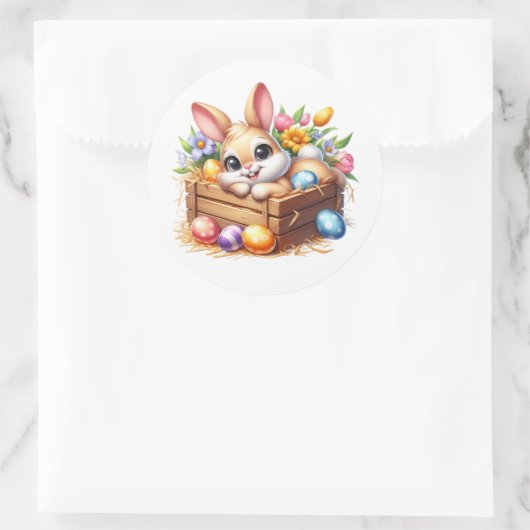 Autocollants de lapin de Pâques (Sac)