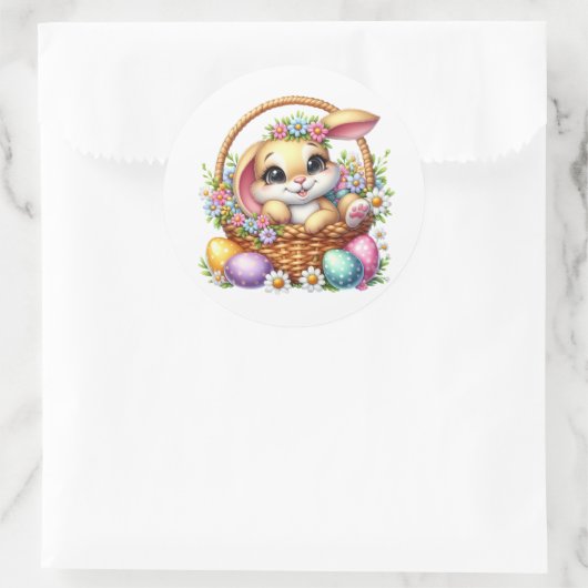 Autocollants de lapin de Pâques (Sac)