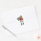 Autocollants de l'enfant de football (Enveloppe)
