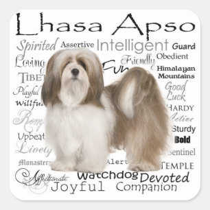 Autocollants de Lhasa Apso