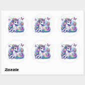 Autocollants de licorne (Feuille)