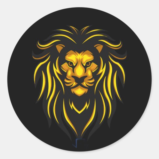 autocollants de lions (Devant)
