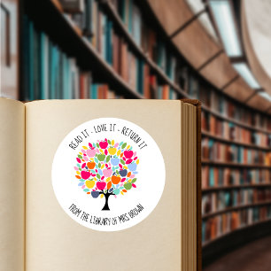 Autocollants de livre personnalisés Étiquette de