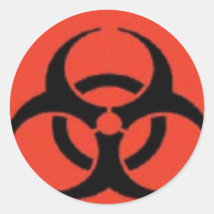 Autocollants de logo de Biohazard