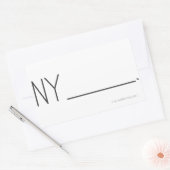 Autocollants de logo NY______. (Enveloppe)