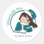 Autocollants de logo Whimsically Writ (Devant)