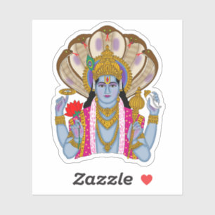 Autocollants de Lord Vishnu