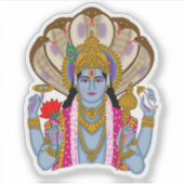 Autocollants de Lord Vishnu (Devant)