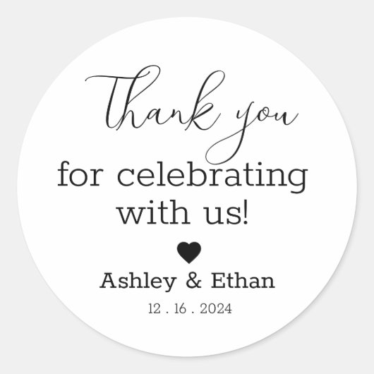 autocollants de mariage (Devant)