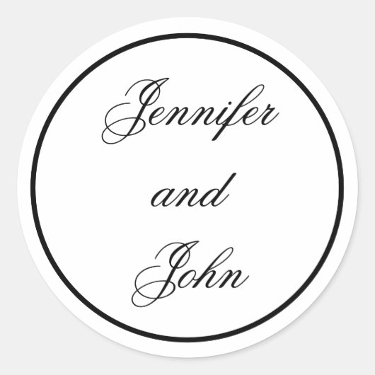 Autocollants de mariage, autocollants de mariage r (Devant)